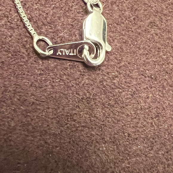 Vintage Sterling Silver Tiger’s Eye Pendant Necklace - Picture 5 of 5